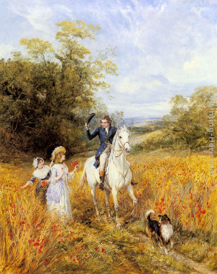 The Morning Ride painting - Heywood Hardy The Morning Ride art painting